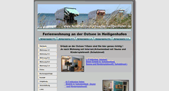 Desktop Screenshot of ferienwohnung-mueller-heiligenhafen.de